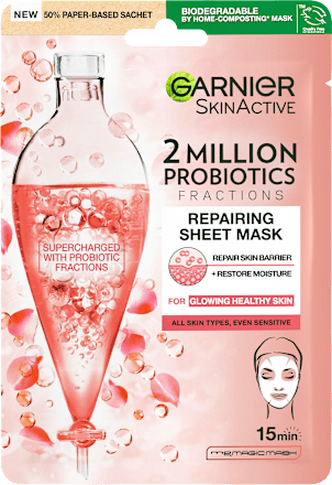 Textilná pleťová maska 2 Million Probiotics GARNIER SKIN NATURALS
