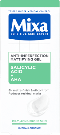 ANTI-IMPERFECTION MATTIFYING gel za lice - salicilna kiselina i AHA Mixa