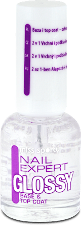 Nail Expert Glossy base & top coat miss sporty