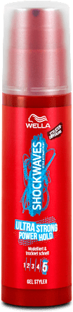 Gel Styler Ultra Strong Power Hold WELLA SHOCKWAVES
