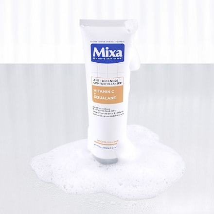 Anti-Dullness Comfort gel za čišćenje lica - vitamin C i skvalan Mixa
