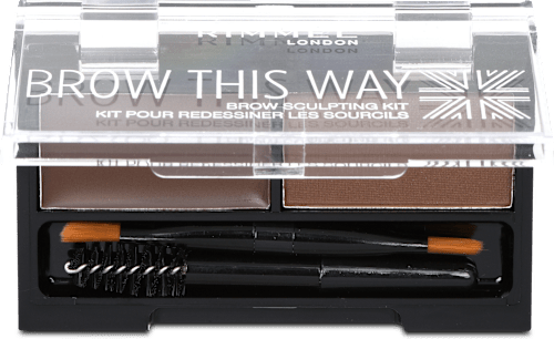 Kit pentru sprâncene Brow This Way 003 Dark Brown RIMMEL LONDON