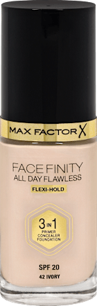 Foundation Face Finity All Day Flawless 3in1 Ivory 42, LSF 20 MAX FACTOR