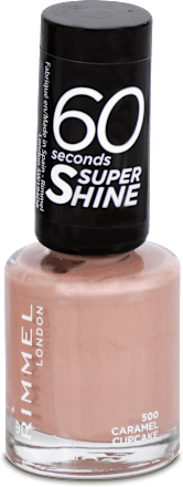 Lac de unghii 60 Seconds Super Shine 500 Caramel Cupcake RIMMEL LONDON