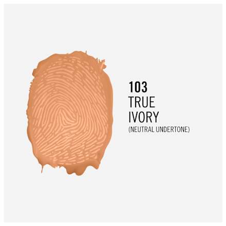 Tekući puder Match Perfection – 103 True Ivory, SPF 15 RIMMEL LONDON