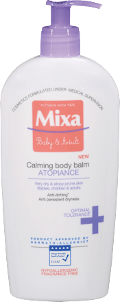 Pomirjujoče mleko za telo Mixa