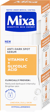 Pleťové sérum proti tmavým škvrnám Vitamin C + Glycolic Acid  Mixa