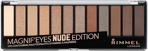 Magnif'Eyes paleta senki za oči – 001 Nude Edition RIMMEL LONDON