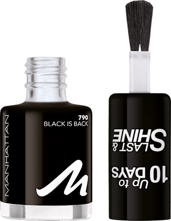 Nagellack Last & Shine 790 Black Is Back MANHATTAN Cosmetics