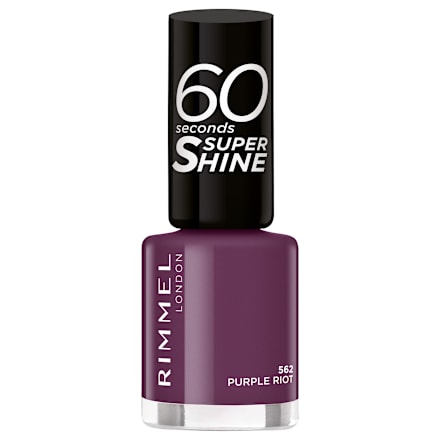 Lac de unghii 60 Seconds Super Shine 562 Purple Riot RIMMEL LONDON