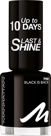 Nagellack Last & Shine 790 Black Is Back  MANHATTAN Cosmetics