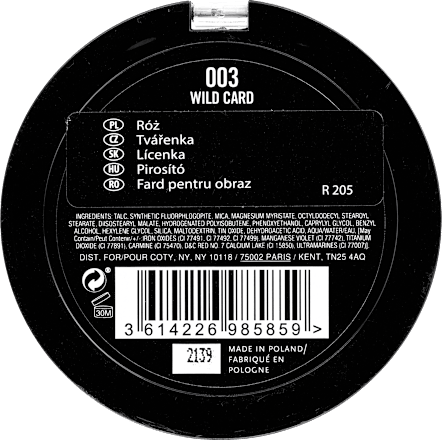 RÓŻ MAXI BLUSH 003 RIMMEL LONDON