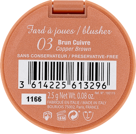 Little Round Pot rumenilo – 03 Brun Cuivre BOURJOIS PARIS