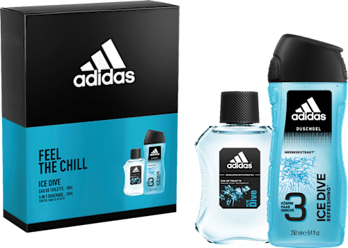 Geschenkset Ice Dive  EdT 100ml + Duschgel 250ml adidas