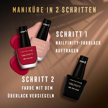 Gel Nagellack Nailfinity 310 Red Carpet Ready MAX FACTOR