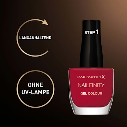 Gel Nagellack Nailfinity 310 Red Carpet Ready MAX FACTOR