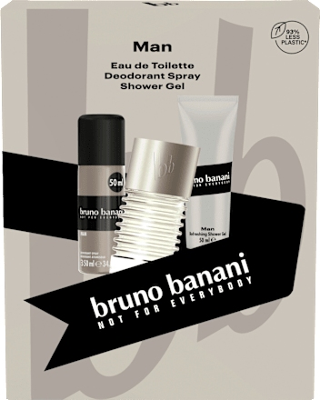 Geschenkset Man EdT 50ml + Duschgel 50ml + Deo 50ml Bruno Banani