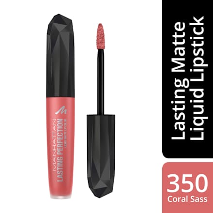 Lippenstift Liquid Matte Lasting Perfection 350 Coral Sass MANHATTAN Cosmetics