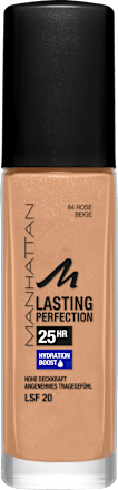 Foundation Lasting Perfection Rose Beige 64, LSF 20 MANHATTAN Cosmetics