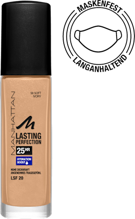 Foundation Lasting Perfection Soft Ivory 58, LSF 20 MANHATTAN Cosmetics