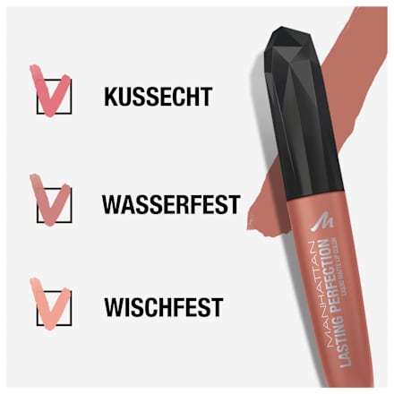 Lippenstift Liquid Matte Lasting Perfection 120 Noho Mocha MANHATTAN Cosmetics