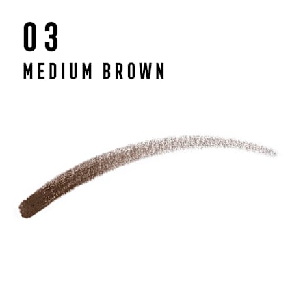 Real Brow Fill & Shape olovka za obrve – 03 Medium Brown  MAX FACTOR