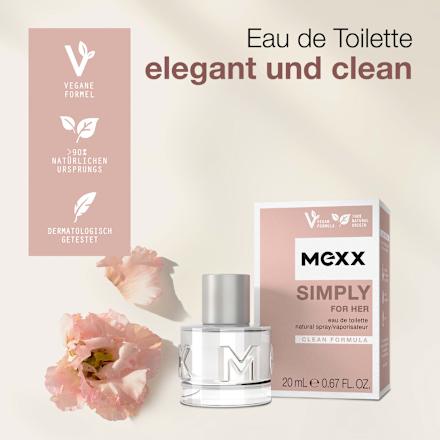 Eau de Toilette Simply for Her Mexx
