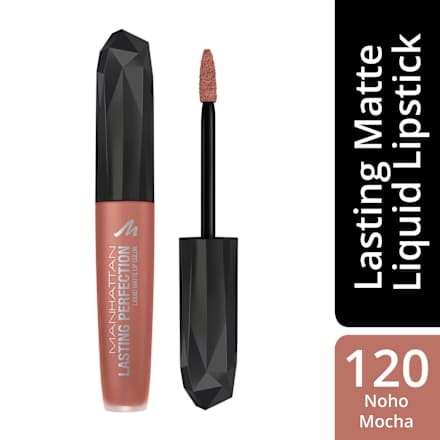 Lippenstift Liquid Matte Lasting Perfection 120 Noho Mocha MANHATTAN Cosmetics