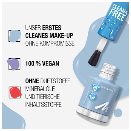 Nagellack Clean & Free 152 Tidal Wave Blue  MANHATTAN Cosmetics