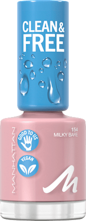 Nagellack Clean & Free 154 Milky Bare  MANHATTAN Cosmetics