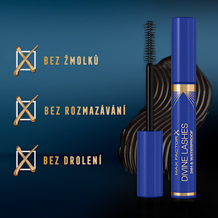 řasenka Divine Lashes voděodolná černá MAX FACTOR