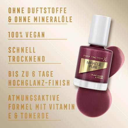 Nagellack Miracle Pure 373 Regal Garnet MAX FACTOR