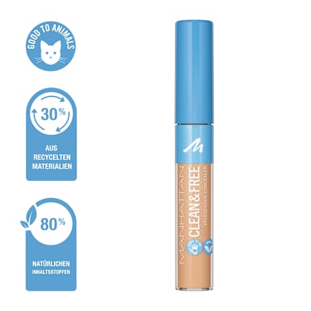 Concealer Clean & Free 10 Fair MANHATTAN Cosmetics