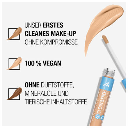 Concealer Clean & Free 20 Light MANHATTAN Cosmetics