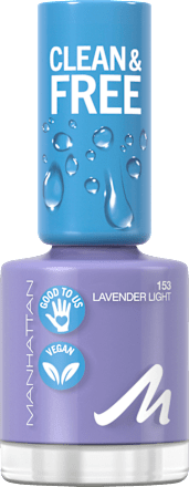 Nagellack Clean & Free 153 Lavender Light  MANHATTAN Cosmetics