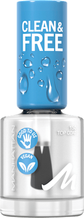 Überlack Clean & Free Top Coat 150 Oxygen Wave  MANHATTAN Cosmetics