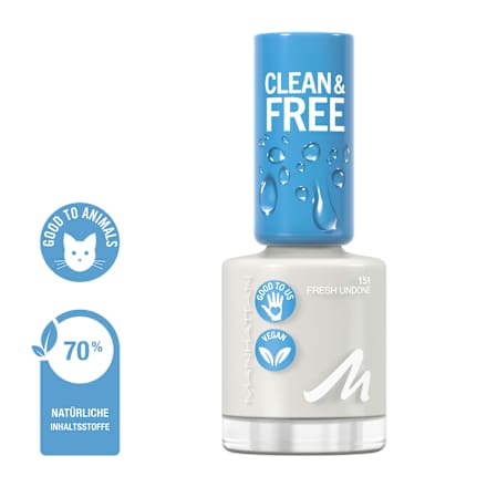 Nagellack Clean & Free 151 Fresh Undone  MANHATTAN Cosmetics