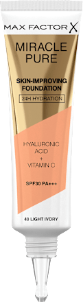 Foundation Miracle Pure 40 Light Ivory, LSF 30 MAX FACTOR