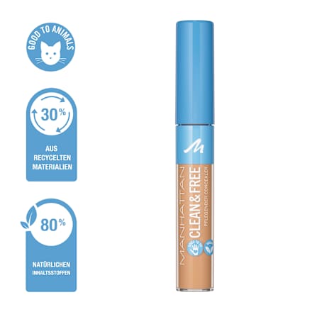 Concealer Clean & Free 20 Light MANHATTAN Cosmetics