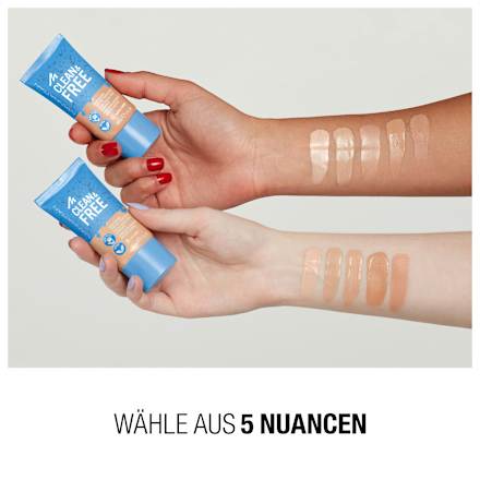Foundation Clean & Free Skin Tint Soft Porcelain 30 MANHATTAN Cosmetics