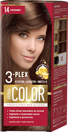 Крем - боя за коса - Nr. 14 Карамел AROMA COLOR