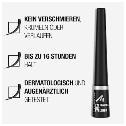 Eyeliner Eyemazing Dip 001 Black MANHATTAN Cosmetics
