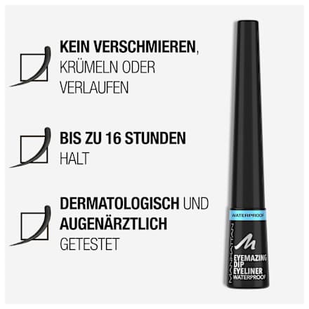 Eyeliner Eyemazing Dip Waterproof 001 Black MANHATTAN Cosmetics