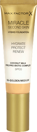 Miracle second skin tečni puder – 06 Golden Medium MAX FACTOR