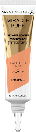 Foundation Miracle Pure Natural 50 Rose, LSF 30 MAX FACTOR