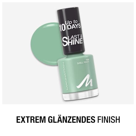 Nagellack Last & Shine 154 Shell Yeah!!  MANHATTAN Cosmetics