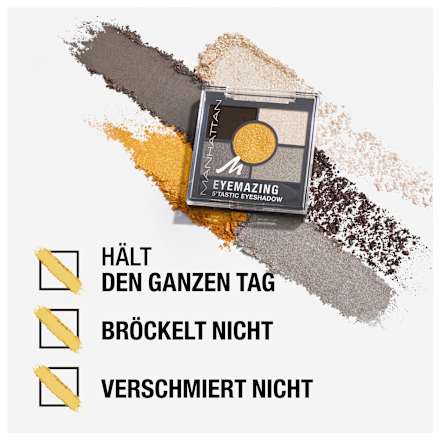 Lidschatten Palette Eyemazing 5'Tastic 001 Golden Eye MANHATTAN Cosmetics