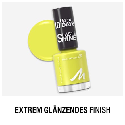 Nagellack Last & Shine 155 Beach Breeze Please MANHATTAN Cosmetics