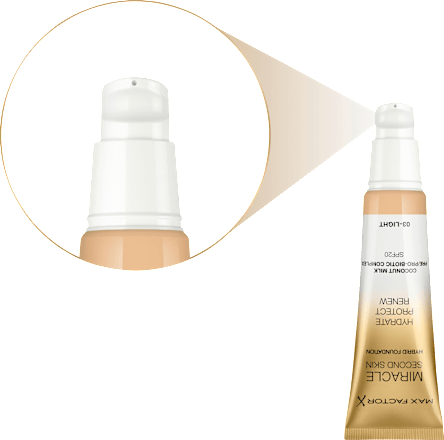 Miracle second skin tečni puder – 03 Light MAX FACTOR