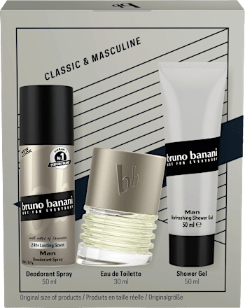 Geschenkset Man EdT & Duschgel & Deo 3tlg  Bruno Banani
